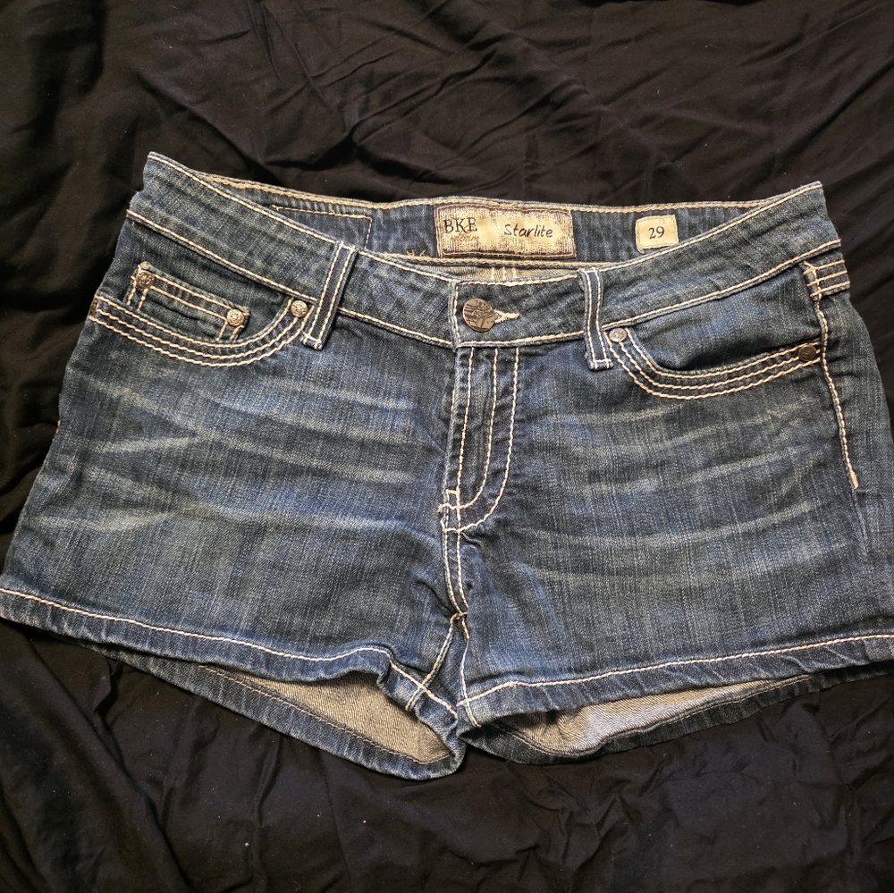 Blue Denim Shorts